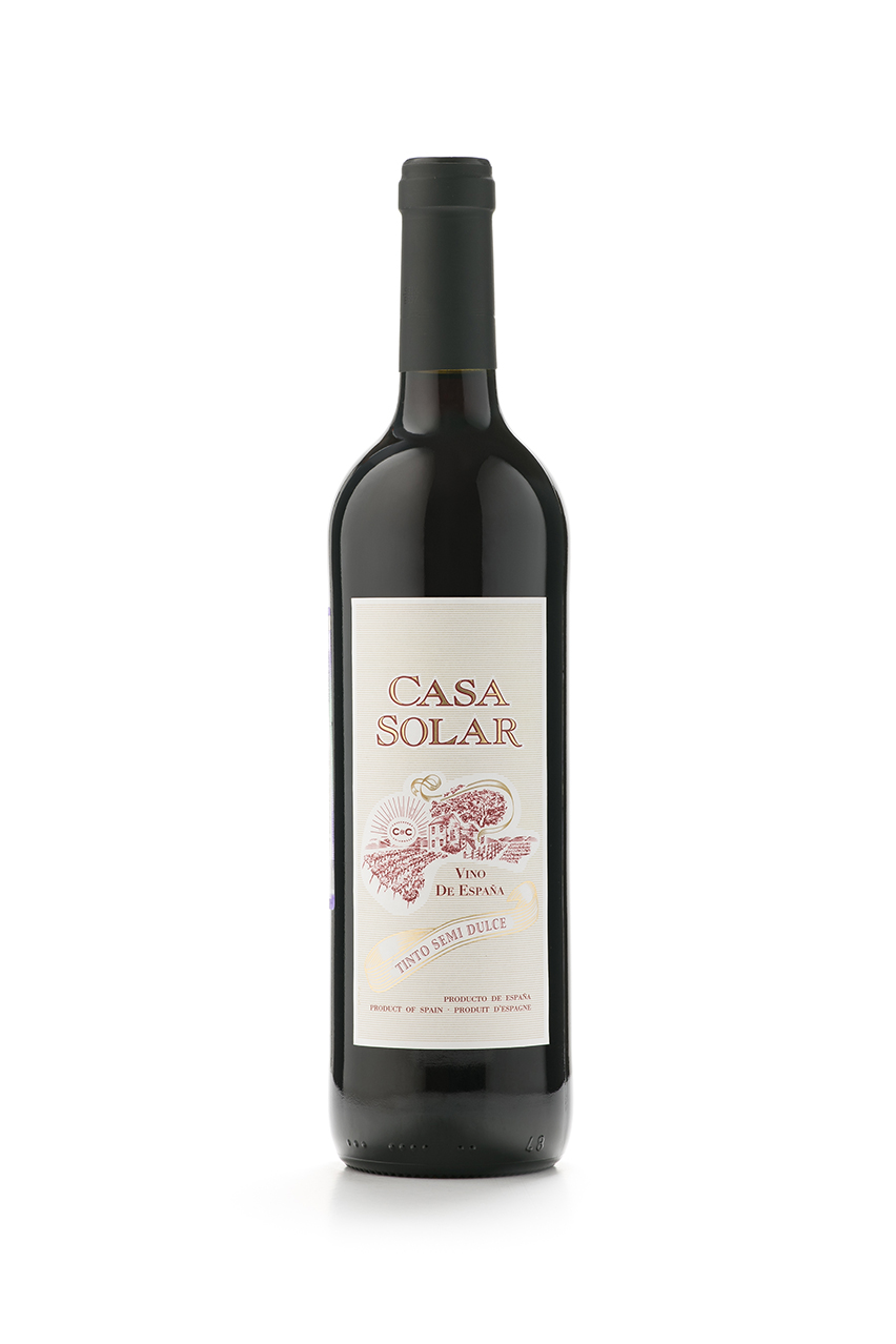 Вино Каcа Солар, красное, полусладкое, 0.75л